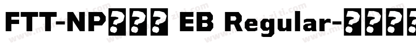 FTT-NPロダン EB Regular字体转换